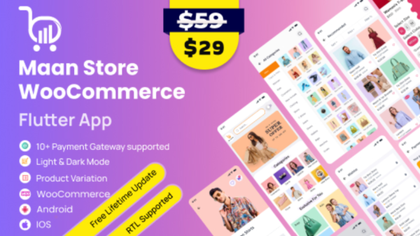 MaanStore - Flutter eCommerce Full App ( Android & iOS )
